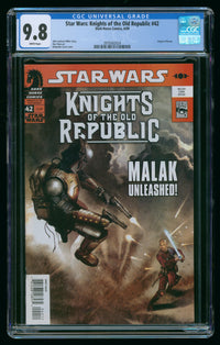 STAR WARS: KNIGHTS OF THE OLD REPUBLIC #42  CGC 9.8