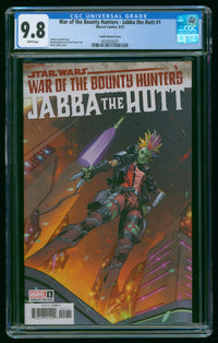 WAR OF THE BOUNTY HUNTERS - JABBA THE HUTT #1 RETAILER INCENTIVE VARIANT CGC 9.8