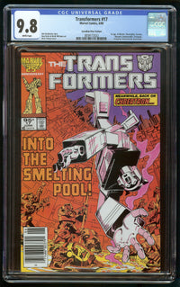 TRANSFORMERS #17 CANADIAN PRICE VARIANT (CPV) CGC 9.8